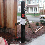 Driveway Gate Posts